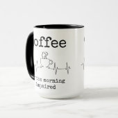 Grappige koffie Quote, Lover, Koffie Mok (Voorkant links)