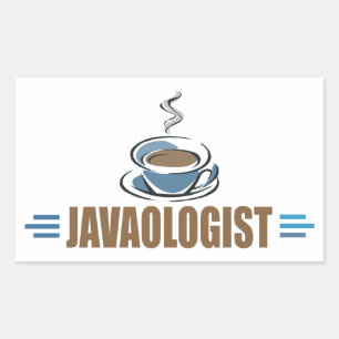 Grappige Koffie Rechthoekige Sticker