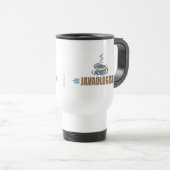 Grappige koffie reisbeker (Voorkant rechts)