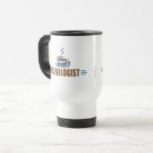 Grappige koffie reisbeker (Voorkant links)