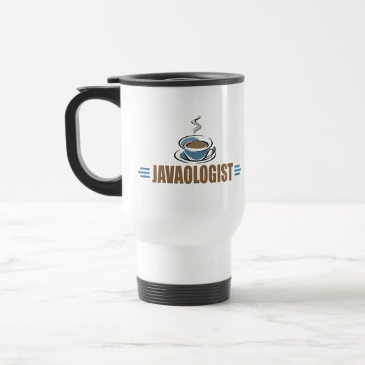 Grappige koffie reisbeker (Links)