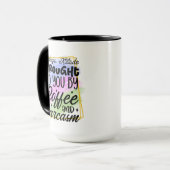 Grappige koffie sarcasme woordkunst  mok (Voorkant links)