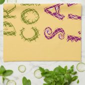 Grappige koffie selfie offerte ontwerp theedoek (Gevouwen)