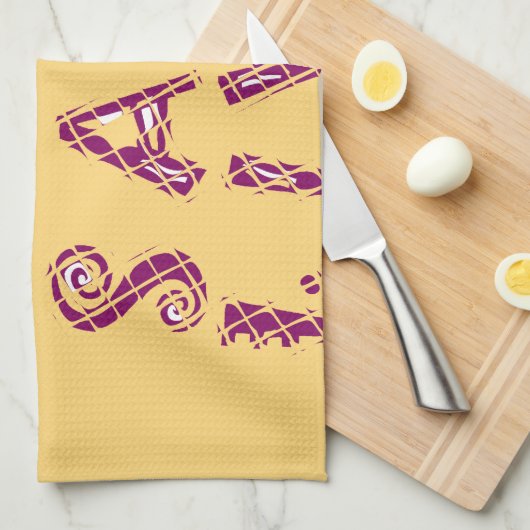 Grappige koffie selfie offerte ontwerp theedoek (Quarter Fold)