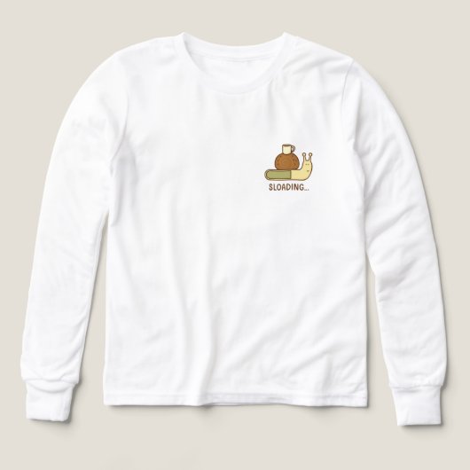 Grappige Koffie Slak Pun – Slow Loading (Voorkant)