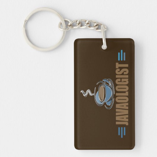 Grappige koffie sleutelhanger (Voorkant)