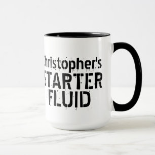 Grappige Koffie Starter Fluid Gepersonaliseerde Na Mok