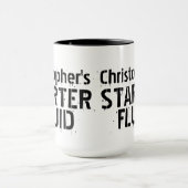 Grappige Koffie Starter Fluid Gepersonaliseerde Na Mok (Midden)