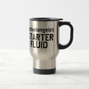 Grappige Koffie Starter Fluid Gepersonaliseerde Na Reisbeker