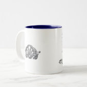 Grappige koffie, thee, mok, kop (Voorkant links)
