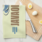 Grappige koffie theedoek (Quarter Fold)