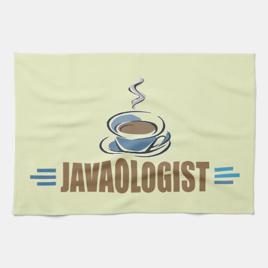 Grappige koffie theedoek (Horizontaal)