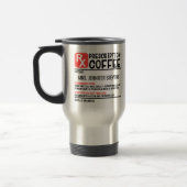 Grappige koffie voorschrift aangepaste naam cadeau reisbeker (Links)