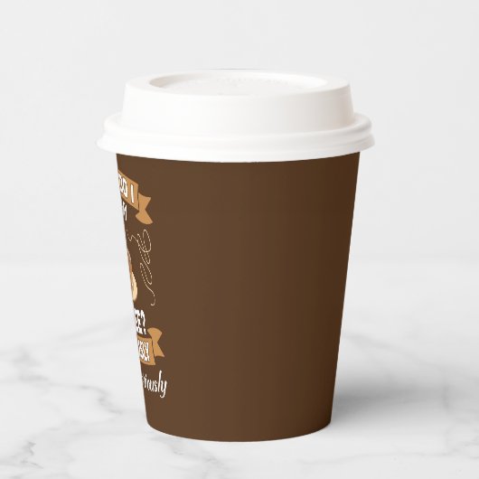 grappige koffiebar papieren bekers (Links)