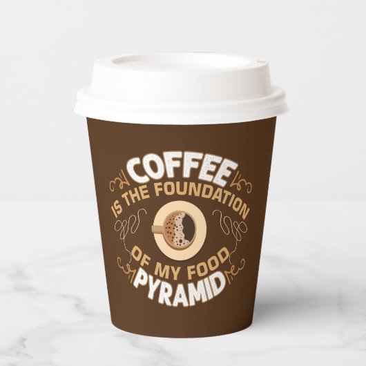 grappige koffiebar papieren bekers (Voorkant)