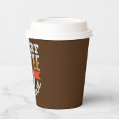 grappige koffiebar snijkunst papieren bekers (Links)