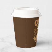 grappige koffiebar woordartikelen Papieren kopjes Papieren Bekers (Rechts)