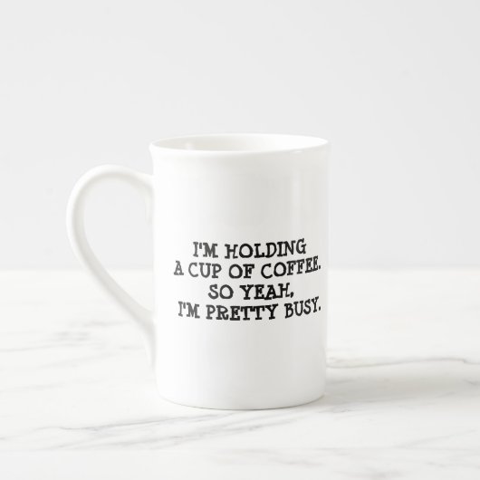 GRAPPIGE KOFFIEBEEKER PORSELEIN KOP (Links)