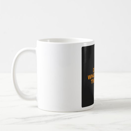 Grappige koffiebeker - Decaf Wat Is Het Nut Ook Al Koffiemok (Links)