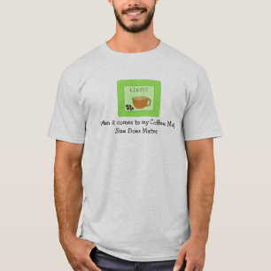 Grappige koffiebeker Maat doet ertoe T-shirt