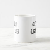 Grappige koffiedrinker geen ochtendmens koffiemok (Center)