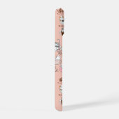 Grappige koffiekatten iPhone 15 case (Rechterkant)