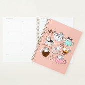 Grappige koffiekatten planner (Display)