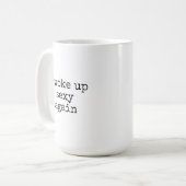 Grappige koffiekop cadeau voor haar, hem of beste koffiemok (Voorkant links)