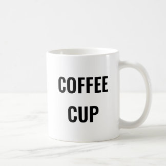 Grappige koffiekop - Eenvoudige tekst - Grap cadea Koffiemok