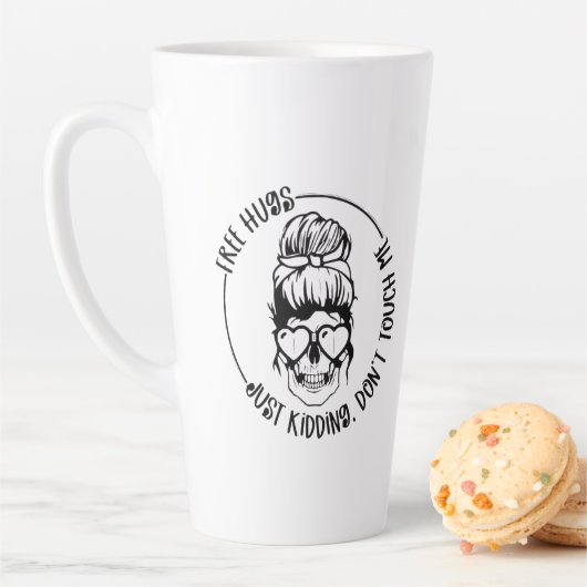 Grappige koffiekop voor Introverts Latte Mok (In situ)