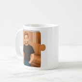 Grappige koffiekop voor vader gepersonaliseerd Bew Koffiemok (Voorkant links)