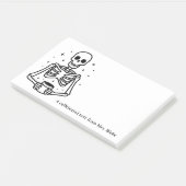 Grappige koffieliefhebber donkere humor post-it® notes (Schuin)