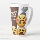 Grappige koffieliefhebber Latte Mok (Rechterhoek)