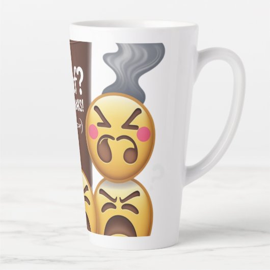 Grappige koffieliefhebber Latte Mok (Rechts)