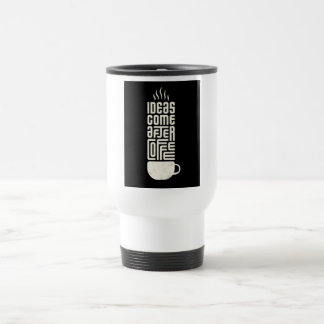 Grappige koffieliefhebber reismok, cafeïne citaat reisbeker