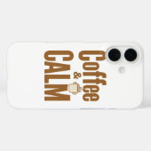 Grappige koffieliefhebber's Zen-citaat Case-Mate iPhone Case (Achterkant (horizontaal))