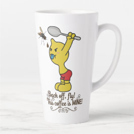 Grappige koffiemok Blijf van mijn lijf! Deze koffi Latte Mok
