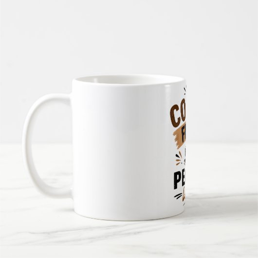 Grappige koffiemok – Eerst koffie, dan mensen – Ge (Links)
