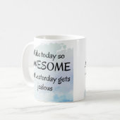 Grappige koffiemok | Geweldige koffie Mok | (Voorkant links)