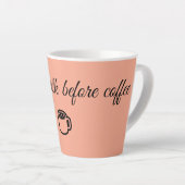 Grappige koffiemok ☕ latte mok (Rechterhoek)