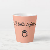 Grappige koffiemok ☕ latte mok (Voorkant)