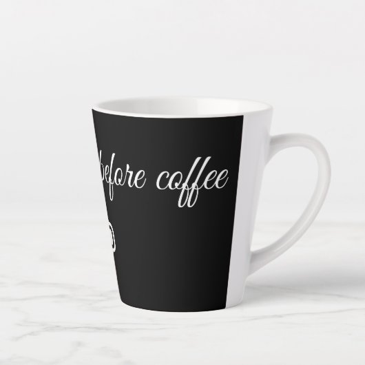 Grappige koffiemok ☕ latte mok (Rechts)