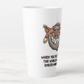 Grappige koffiemok latte mok (Voorkant)