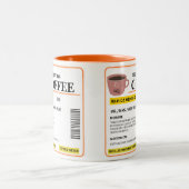Grappige koffiemok met doktersrecept tweekleurige koffiemok (Center)