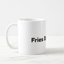 Grappige koffiemok met 'Frietjes voor jongens'