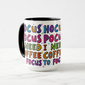 Grappige koffiemok mok (Voorkant links)