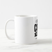 Grappige koffiemok Praat niet voor koffie