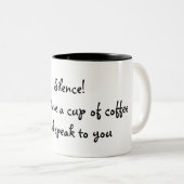 Grappige koffiemok tweekleurige koffiemok (Voorkant rechts)