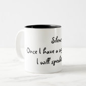 Grappige koffiemok tweekleurige koffiemok (Voorkant links)