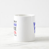 Grappige koffiemok voor mannen | naam- en monogram (Center)